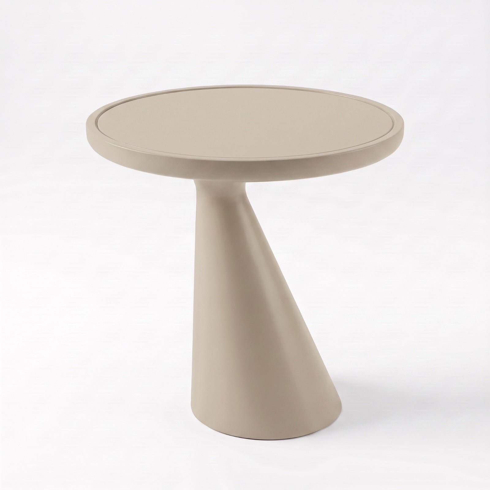 Cast Glass Drink Table