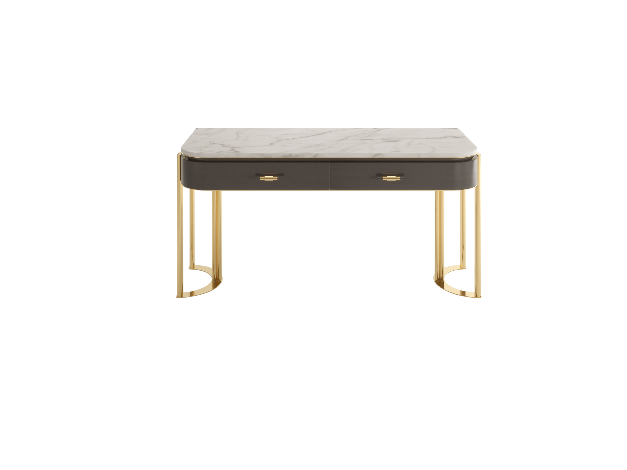 Eucalyptus, Marble and Brass Dressing Console